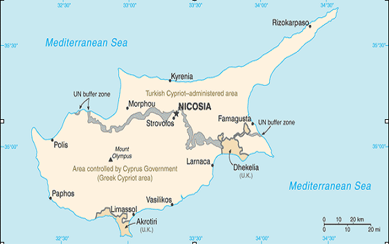 cyprus map