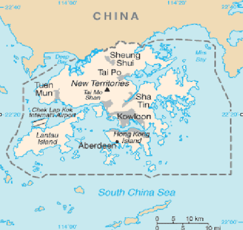 hong kong map